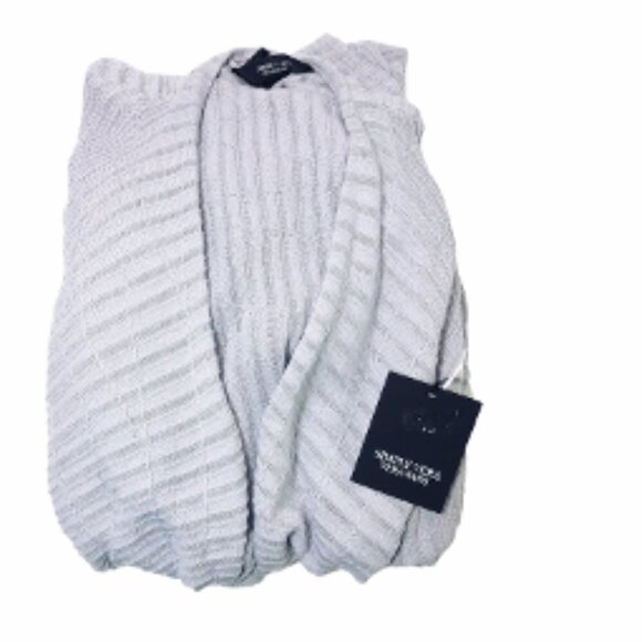 Simply Vera Wang Womens Gray Textured Flyaway Open Cardigan Sweater Sz S New - Picture 4 of 9